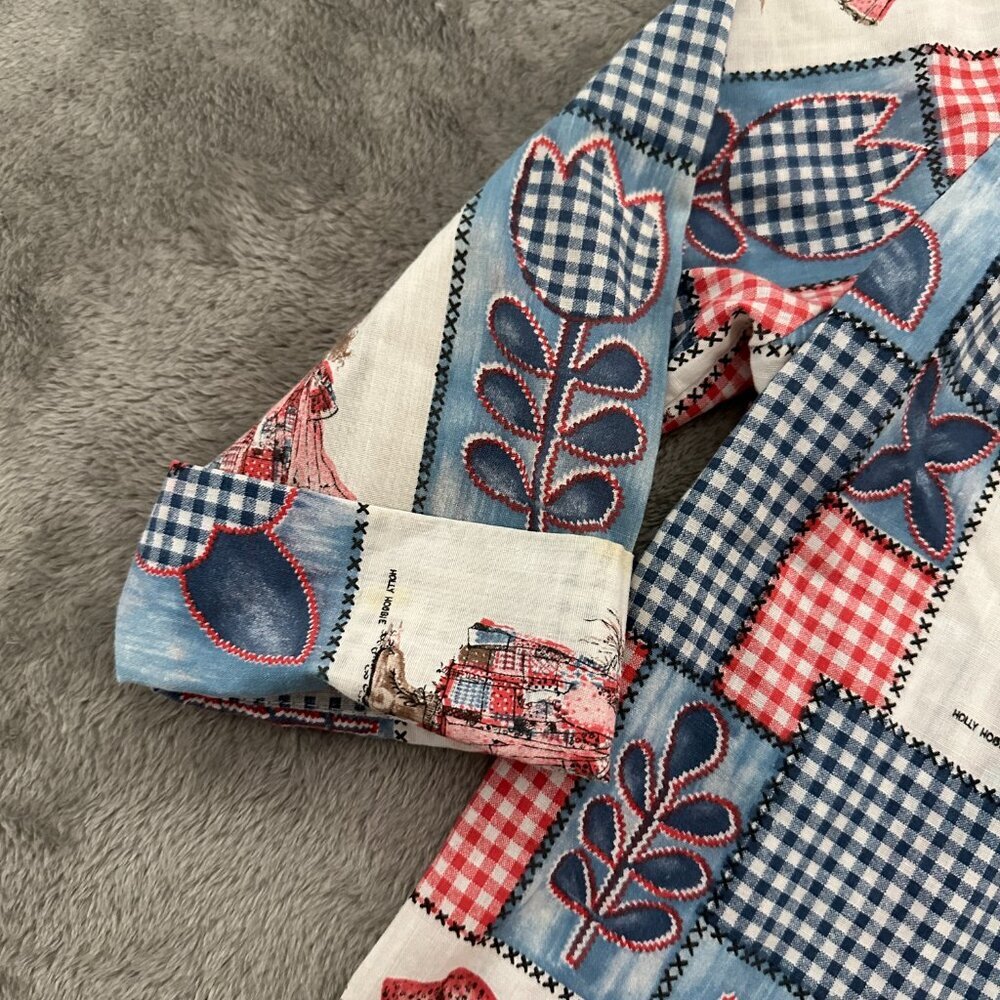 Vintage Holly Hobbie Shirt Blouse Youth Kids Girls size 12 - Picture 2 of 6